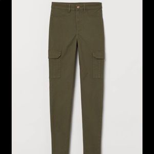 Women olive green cargo pants